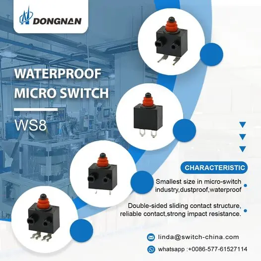 WS8 Waterproof Micro Switch