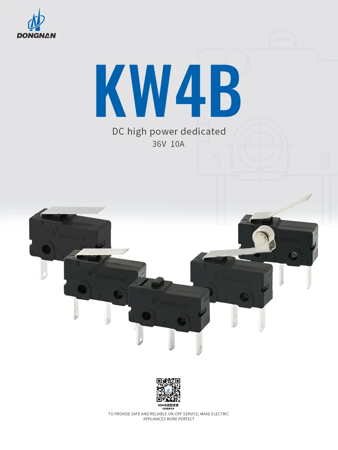 Dongnan Electronics//KW4B micro switch series
