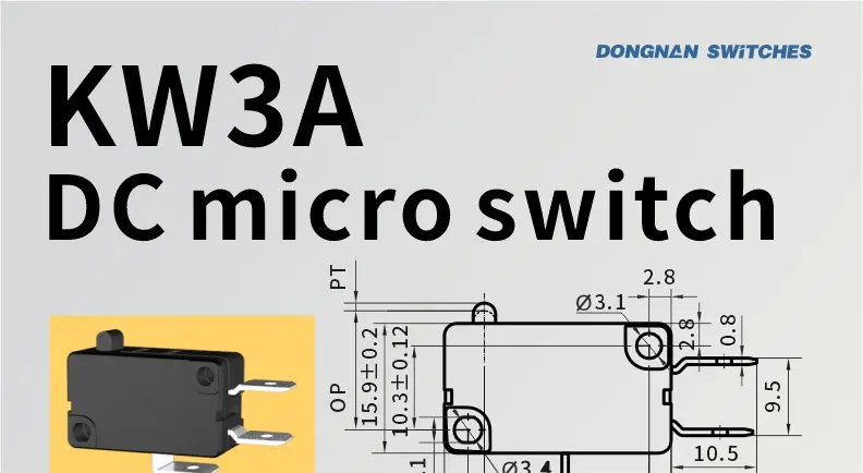 KW3A DC micro switch