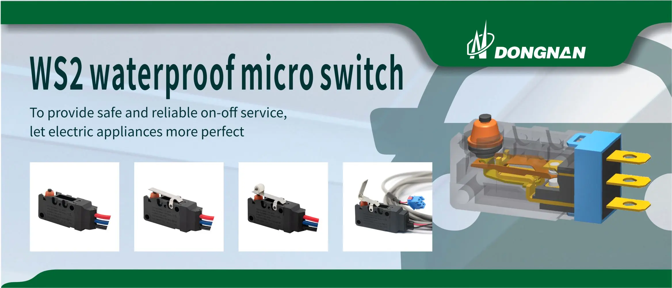WS2 waterproof micro switch