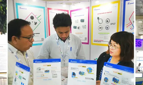September 14, 2017 I bring the latest products to participate in the New Delhi at the Indian International Electronics Fair
